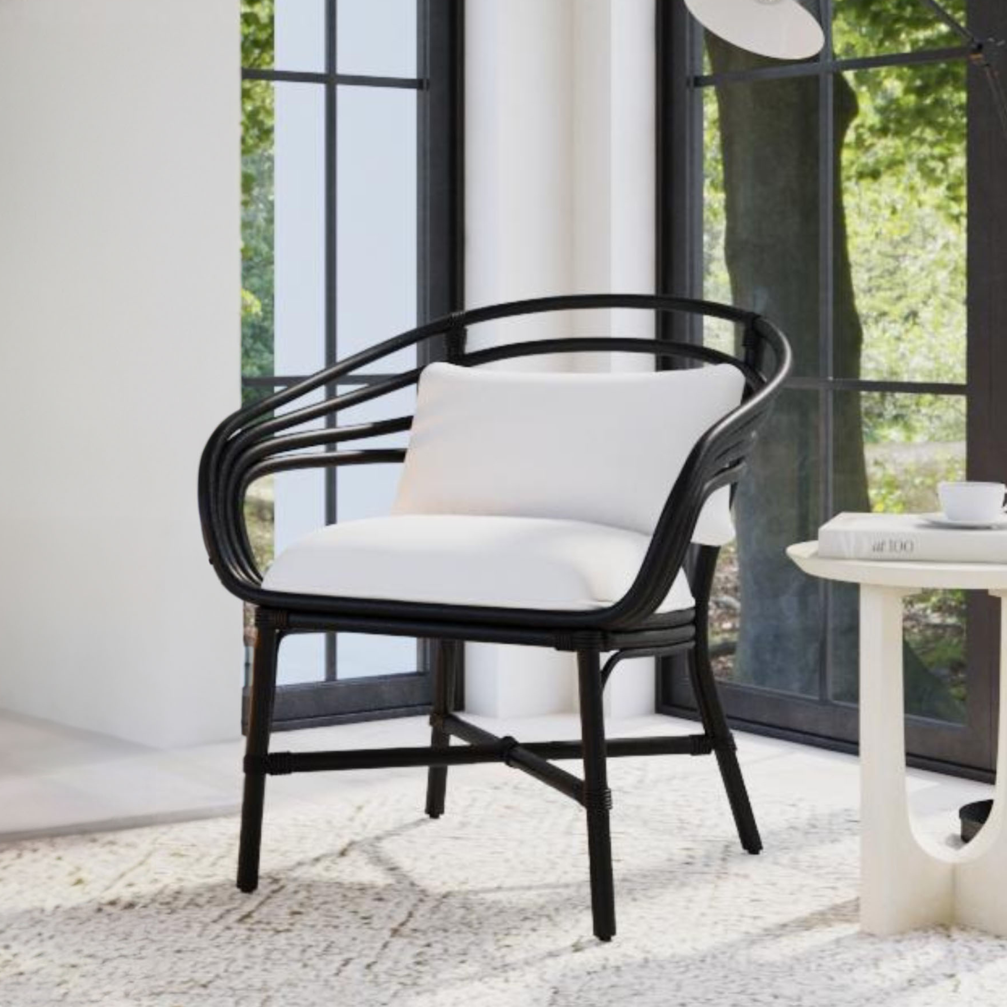 2000x2000_18 Arden Handwoven Rattan Occasional Accent Chair - Image 1