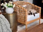 Yulia Barrel Open-Weave Rattan Occasional Chair - Image 2