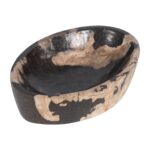 Kiena Carved Petrified Wood Oval Bowl - Image 9