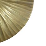 Sunburst Textured Metal Wall Clock - Image 4