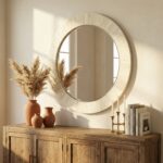 Aurora Bone Inlay Wall Mirror - Image 5