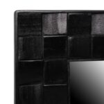 Block Rectangular Recycled Wood Wall Mirror - Image 8