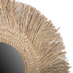 Braided Round Woven Seagrass Wall Mirror, 30" - Image 8