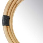 Marina Round Handwoven Rattan Wall Mirror, 23" - Image 4