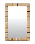 Leila Rectangular Seagrass Wall Mirror, 23" - Image 2