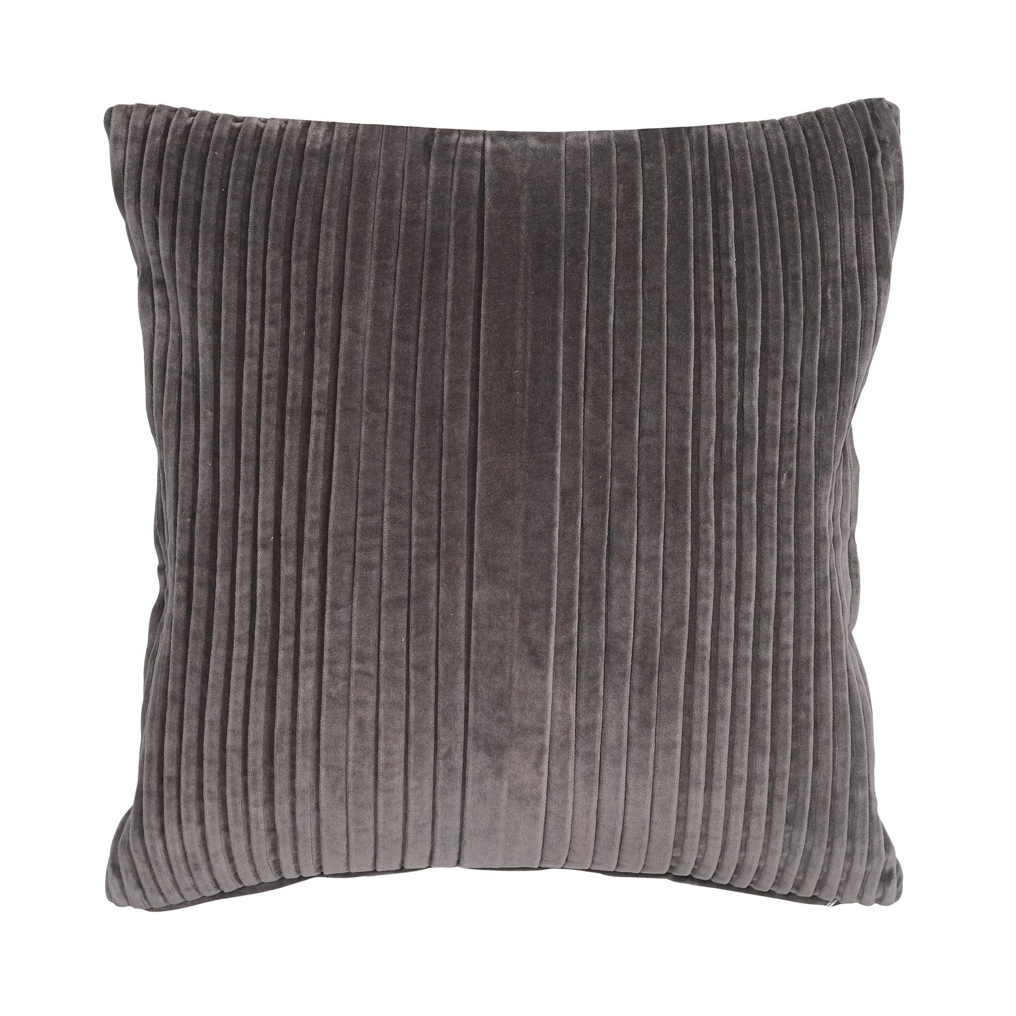 AP-331821-GR-C_001 Hayes Pleated Velvet Pillow - Image 1