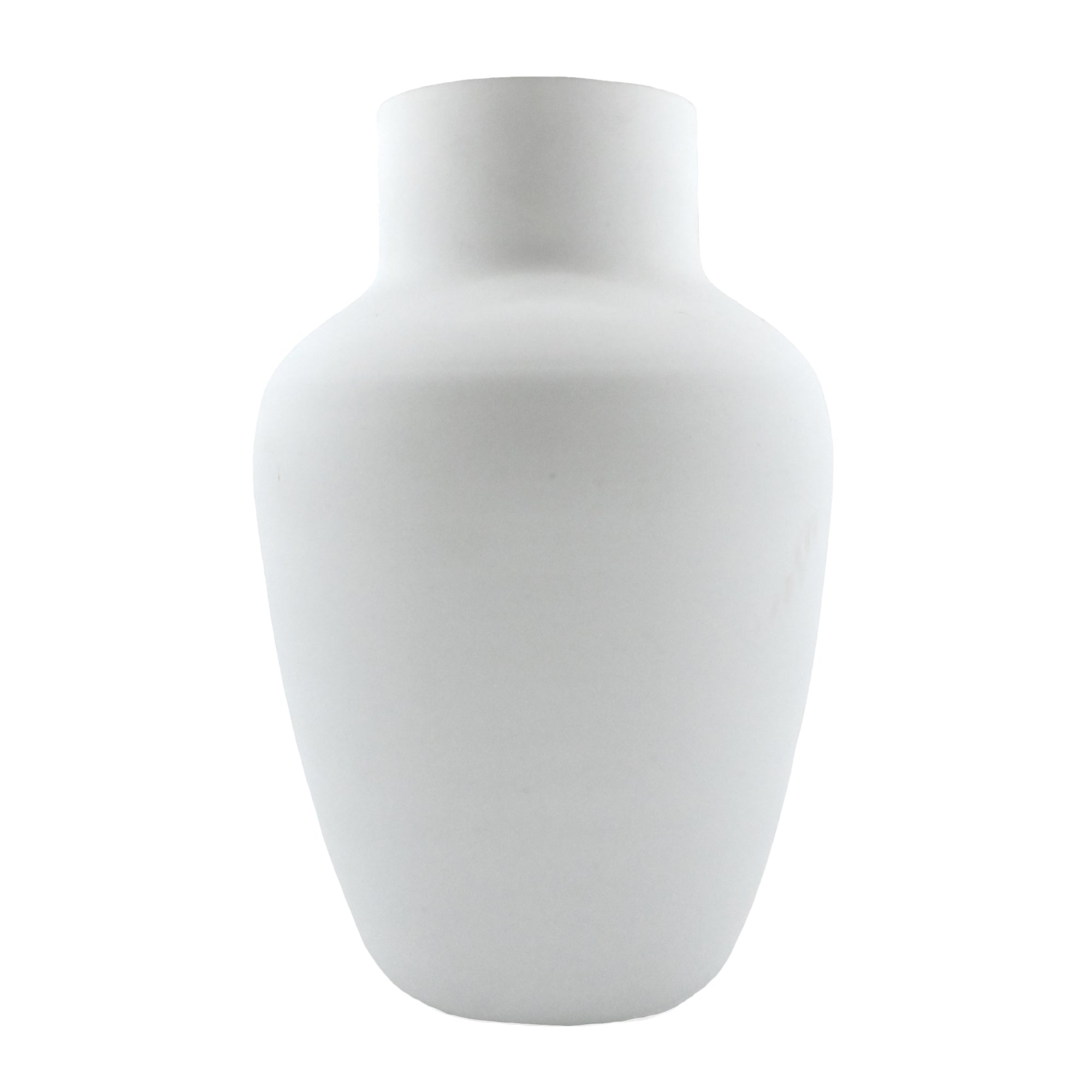 AV-33814-WH_001 Desi Hand Blown Glass Vase - Image 1