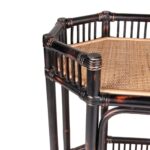 Amelia Rattan Bar Cart with Shelf - Image 5