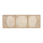 Franco Woven Cane Solid Wood Bench - Image 15