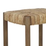 Cruz Banana Leaf Rush Counter Stool, Set of 2 - Image 7