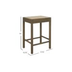 Boden Cane Woven Counter Stool, Set of 2 - Image 8