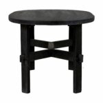 Acacia Oval Solid Wood Coffee Table - Image 8