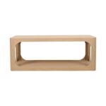 Addison Solid Mango Wood Storage Coffee Table - Image 7