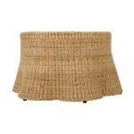 Betty Skirted Handwoven Rattan Coffee Table