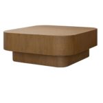 Piers Bayur Wood Square Plinth Coffee Table