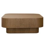 Piers Bayur Wood Square Plinth Coffee Table - Image 5