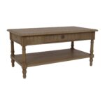 Marisol Solid Wood Coffee Table with Storage Drawer - Image 2