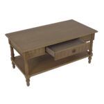 Marisol Solid Wood Coffee Table with Storage Drawer - Image 9