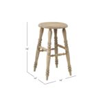 Leona Solid Wood Counter Stool - Image 8