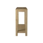 Petter Rectangular Solid Mindi Wood Console Table with Shelf - Image 7