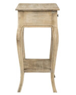 Bishop Curved Leg Solid Wood Accent Table - Image 3