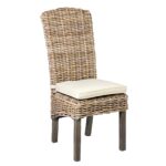 Summitt Handwoven Kubu Rattan Dining Chair, Set of 2 - Image 3