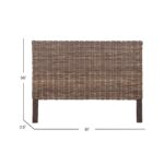 Reed Woven Rattan Panel Headboard - Image 8