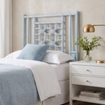 Annalisa Handwoven Rattan Lattice Headboard - Image 10