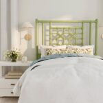 Annalisa Handwoven Rattan Lattice Headboard - Image 2