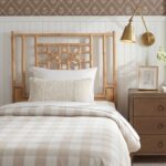 Annalisa Handwoven Rattan Lattice Headboard - Image 19