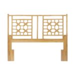 Annalisa Handwoven Rattan Lattice Headboard - Image 26
