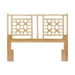 Annalisa Handwoven Rattan Lattice Headboard - Image 27