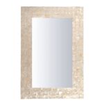 Campbell Rectangular Capiz Shell Wall Mirror, 27"