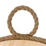 Aspen Round Handwoven Jute Rope Wall Mirror - Image 5