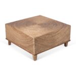 Naomi Square Handwoven Abaca Coffee Table - Image 5