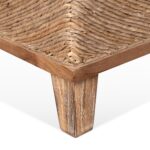 Naomi Square Handwoven Abaca Coffee Table - Image 8
