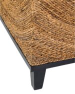 Naomi Square Handwoven Abaca Coffee Table - Image 4