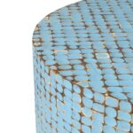 Mila Round Recycled Coconut Shell Coffee Table - Image 9
