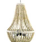 Juliana Natural Beaded Chandelier