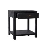 Gia Raffia Wrapped Solid Wood Nightstand - Image 8