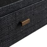 Gia Raffia Wrapped Solid Wood Nightstand - Image 7