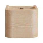 Arlo Bayur Wood Curved Edge 1-Drawer Nightstand - Image 7