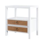 Rowan Cane Door Nightstand with Shelf - Image 9