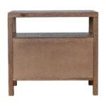 Morrowind Scalloped Solid Wood Nightstand - Image 4