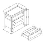 Morrowind Scalloped Solid Wood Nightstand - Image 8