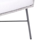 Cove Curved Handwoven Rattan Occasional Chair - Image 6