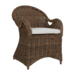 Valencia Natural Handwoven Rattan Dining Chair - Image 7