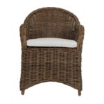 Valencia Natural Handwoven Rattan Dining Chair - Image 9