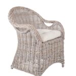 Valencia Natural Handwoven Rattan Dining Chair