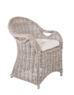 Valencia Natural Handwoven Rattan Dining Chair